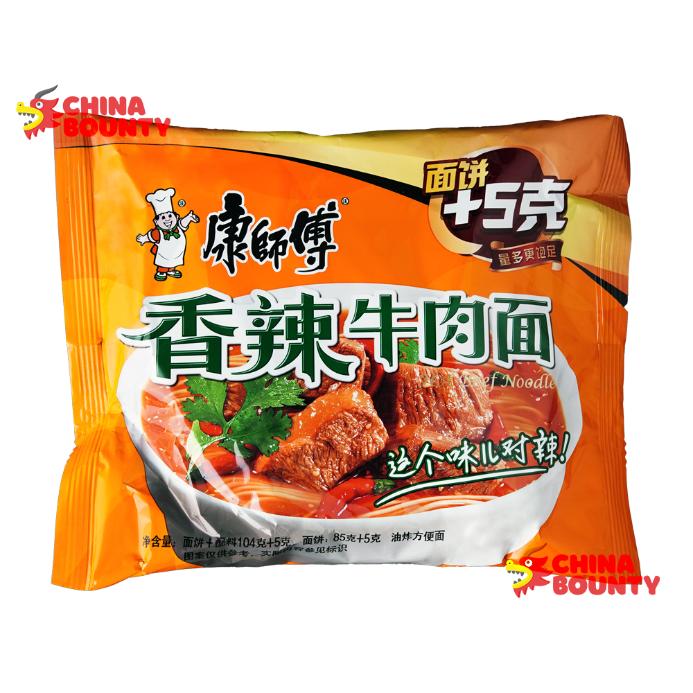Лапша быстрого приготовления Master Kong Kang Shi Fu - вкус «Пряная говядина»