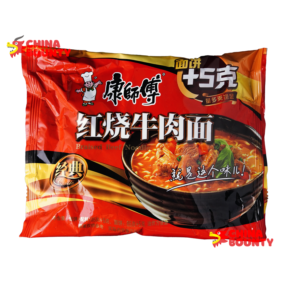 Лапша быстрого приготовления Master Kong Kang Shi Fu - вкус «Тушёная говядина»